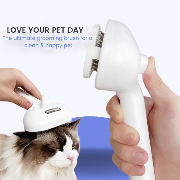 GroomBrush™ – The All-in-One Pet Grooming Mist Brush