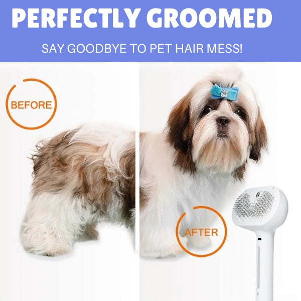 GroomBrush™ – The All-in-One Pet Grooming Mist Brush