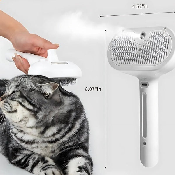 GroomBrush™ – The All-in-One Pet Grooming Mist Brush